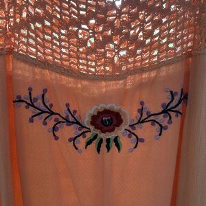 Dress chasing unicorns light pale peach color good condition NO RETURNS.